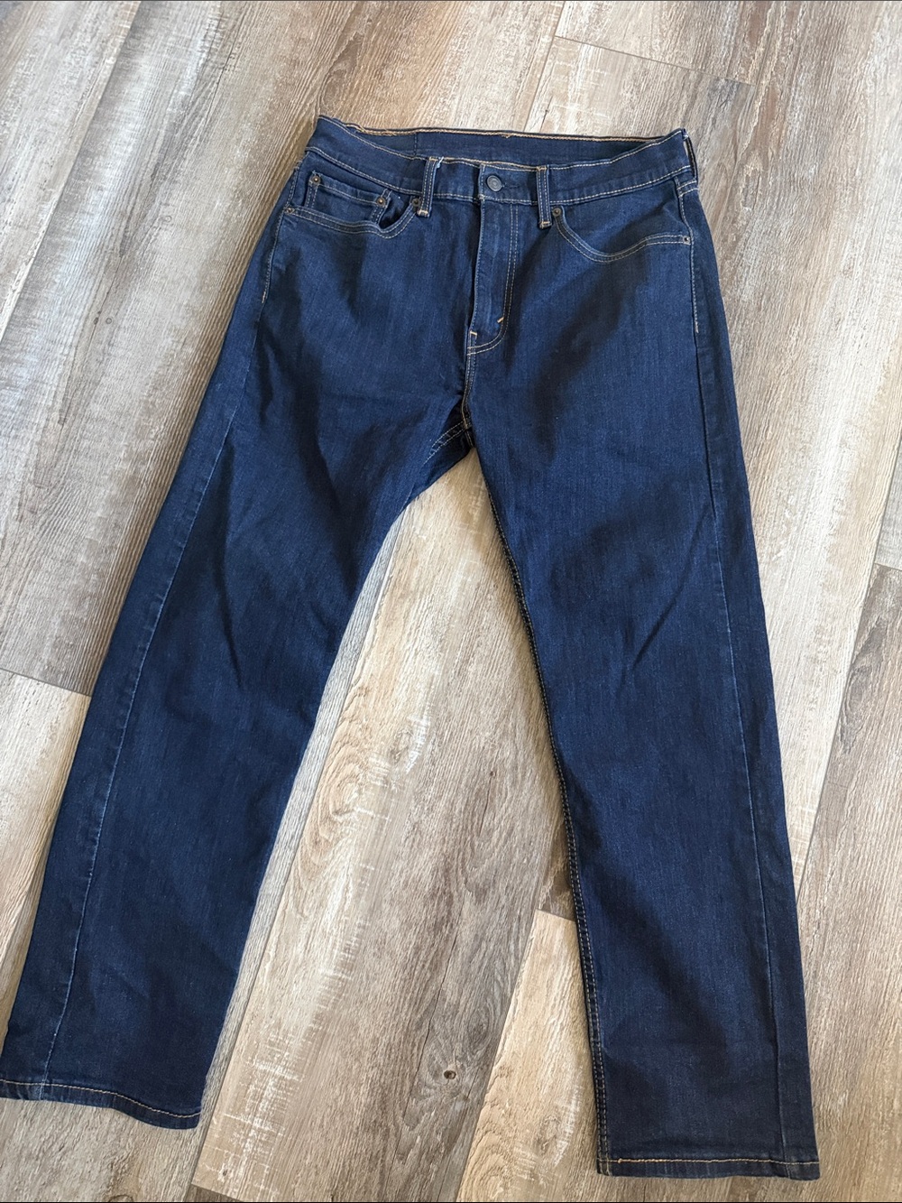 505 Men's Dark Blue Denim Jeans
